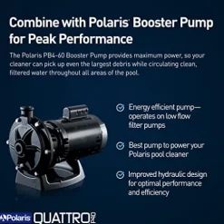 Polaris Quattro P40 Pressure Side Pool Cleaner White