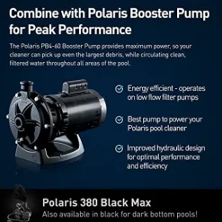 Polaris Vac-Sweep 380 Pressure Inground Pool Cleaner White and Blue