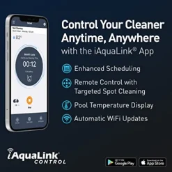 Polaris VRX iQ+ Smart Robotic Pool Cleaner with iAquaLink Control White