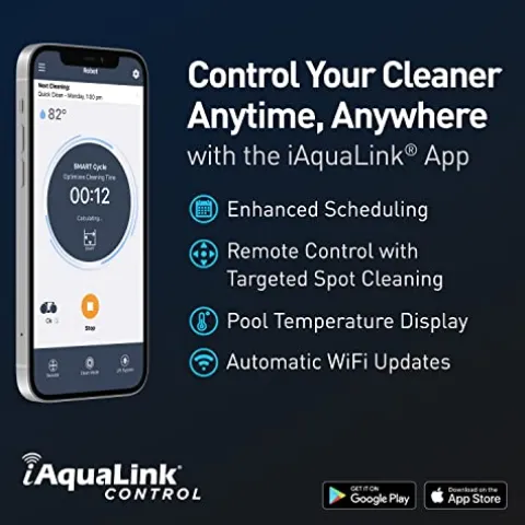 Polaris VRX iQ+ Smart Robotic Pool Cleaner with iAquaLink Control White