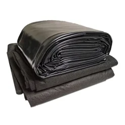 POLYGUARD 20-Mil PVC Pond Liner and Geo Combo 25 ft. x 45 ft. Black