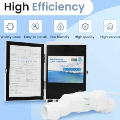 Pomeade Salt Chlorine Generator for Up to 15,000 Gallon Pools – Saltwater System with 2 Year Warranty