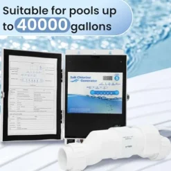 Pomeade Salt Chlorine Generator for Up to 40,000 Gallon Pools – 2 Year Warranty