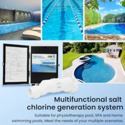 Pomeade Salt Chlorine Generator for Up to 40,000 Gallon Pools – 2 Year Warranty