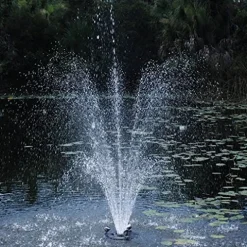 POND BOSS PRO Floating Fountain with Lights 1/2 HP 5000 GPH Pump Black