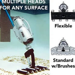 POOL BLASTER Pro 1500 Commercial Pool Vacuum Gray