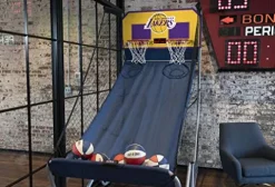 Pop-A-Shot Home Dual Shot Basketball Game Los Angeles Lakers Purple Gold