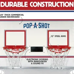 Pop-A-Shot Pro Dual Shot Arcade Basketball White