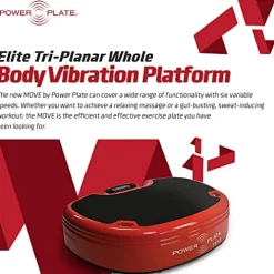 Power Plate Move Vibrating Exercise Platform Red
