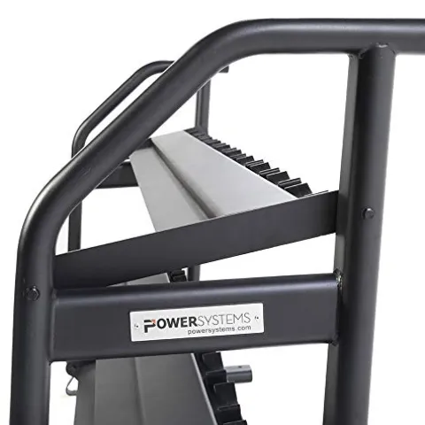 Power Systems Denali ProStyle Dumbbell Rack with Built-in Saddles – Reinforced Steel – Black Powder Coated