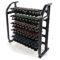 Power Systems Denali Series Vertical Dumbbell Rack Black