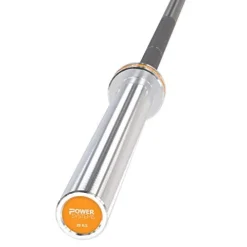 Power Systems Men’s 20kg Hybrid Bar – Black Zinc and Stainless Steel Construction Silver