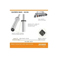Power Systems Men’s Olympic Barbell Silver