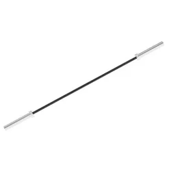 Power Systems Women’s 15kg Hybrid Bar for Traditional Weight Lifting – Diamond Pattern Knurling Silver