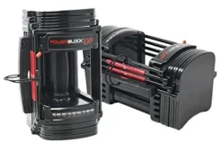 POWERBLOCK EXP Adjustable Dumbbells Black/Red