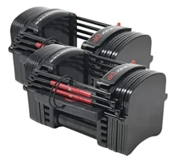 POWERBLOCK EXP Adjustable Dumbbells Black/Red