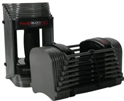 POWERBLOCK Sport 50 Adjustable Dumbbells Grey