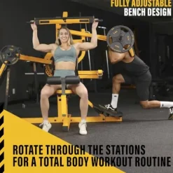 Powertec Fitness Multiystem® Workout Bench Black