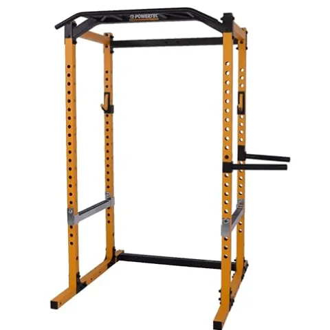 Powertec Fitness PowerTec Workbench Power Rack and Squat Rack Yellow