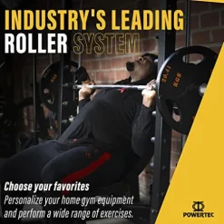 Powertec Fitness Roller Smith Machine Black