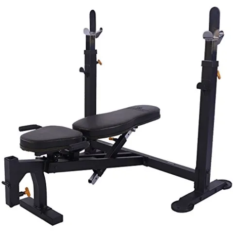 PowerTec Fitness WB-OB16 Olympic Bench Black