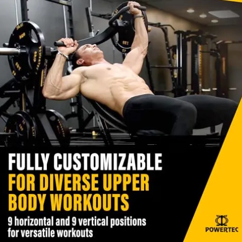 Powertec Fitness Workbench Multi Press Adjustable Gym Equipment – Multipress