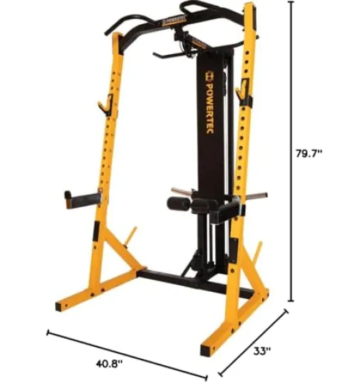 Powertec LAT Tower Option Exercise Equipment Black