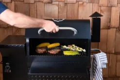 Prime Pellet Grills KC King Electric Pellet Smoker Grill with Digital Temperature Control Black