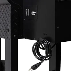 Prime Pellet Grills KC King Electric Pellet Smoker Grill with Digital Temperature Control Black