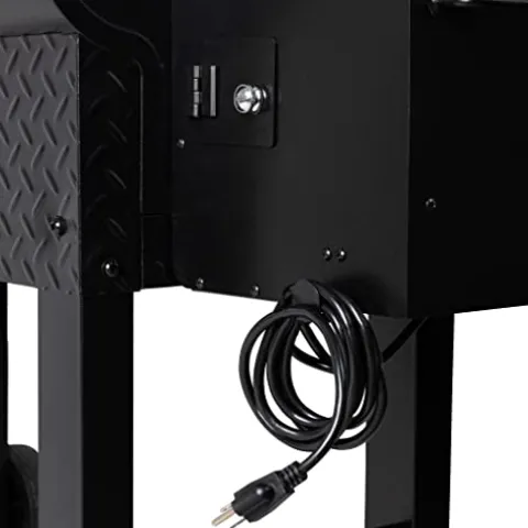 Prime Pellet Grills KC King Electric Pellet Smoker Grill with Digital Temperature Control Black