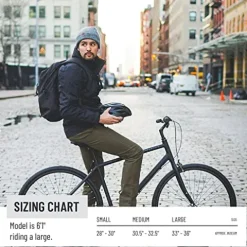 Priority Bicycles Classic Plus Diamond Commuter Bike Small Matte Black