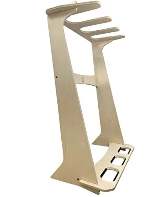 Pro Board Racks Pacifica XL Freestanding Floor Display Rack for Paddle Boards Birch