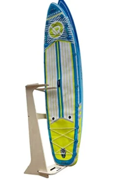 Pro Board Racks Pacifica XL Freestanding Floor Display Rack for Paddle Boards (3 Slot) Birch