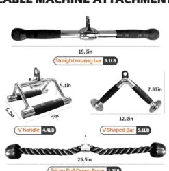 PRODC Multi-functional 160lb Power Cage Home Gym Set, Adjustable Pullup Squat Rack 1000lbs Capacity Fitness Barbell Rack