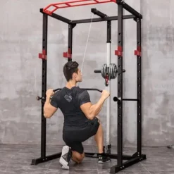 PRODC Power Cage Squat Rack 1000-Pound Capacity Black