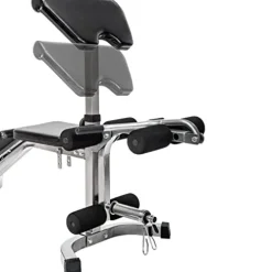 PRODCA Adjustable Weight Bench with Leg Extension – Olympic Utility Benches Black