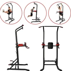 PRODCA Power Tower Multi-Functional Pull Up Bar Dip Station Push Up Workout Exercise Equipment