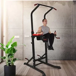 PRODCA Power Tower Multi-Functional Pull Up Bar Dip Station Push Up Workout Exercise Equipment