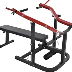 PRODCA Weight Chest Press Bench 11 Adjustable Positions Home Gym Equipment Red