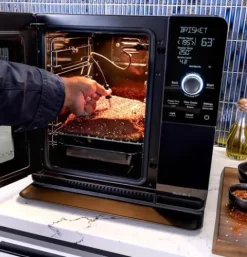 Profile GE Profile™ Smart Indoor Pellet Smoker with Active Smoke Filtration, WiFi Connected, Countertop BBQ Appliance Carbon Black