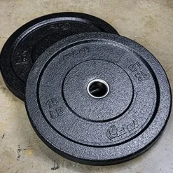 PRx Performance Crumb Rubber Bumper Plate Pairs Olympic Weights Black