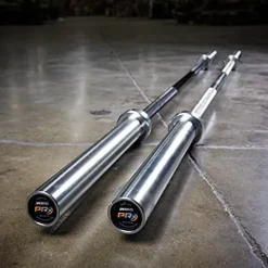 PRx Performance Men’s Olympic Elite Barbell, 20kg Weight Lifting Bar, Black Zinc