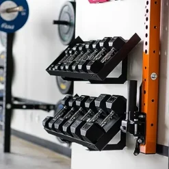 PRx Performance Wall Mounted Dumbbell Storage Shelf Black