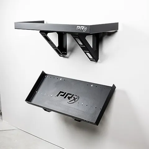 PRx Performance Wall Mounted Dumbbell Storage Shelf Black