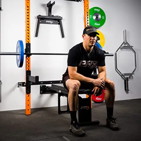 PRx Performance Wall Mounted Flat Weight Bench Black
