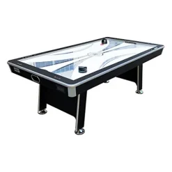 PUCK Apollo 7-Foot Air Hockey Table White