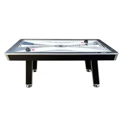 PUCK Apollo 7-Foot Air Hockey Table White