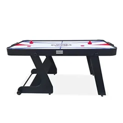 PUCK Eros 5.5-Foot Folding Air Hockey Table Jet Black