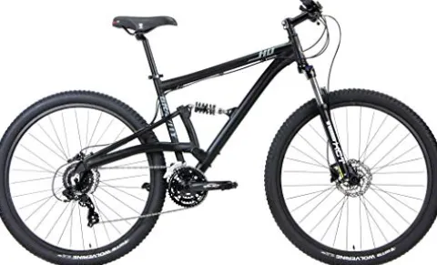 Quality 2024 Gravity FSX 29 LTD Dual Suspension 21 Speed Mountain Bike Matt Black