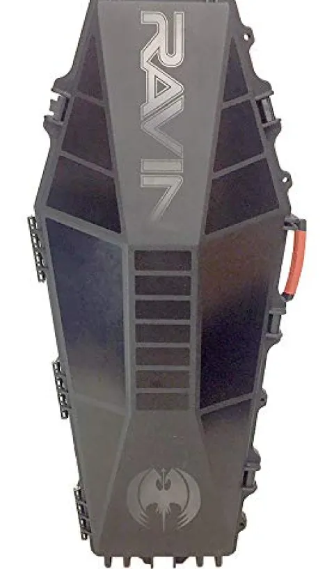 RAVIN Crossbows Hard Case with Shoulder Sling and Hunting Broadheads Kit Black